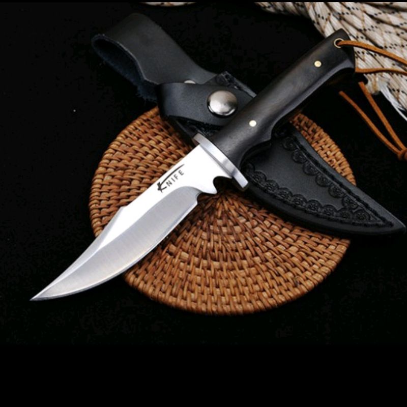 Fixed Blade Knife With Sandalwood Handle view 3