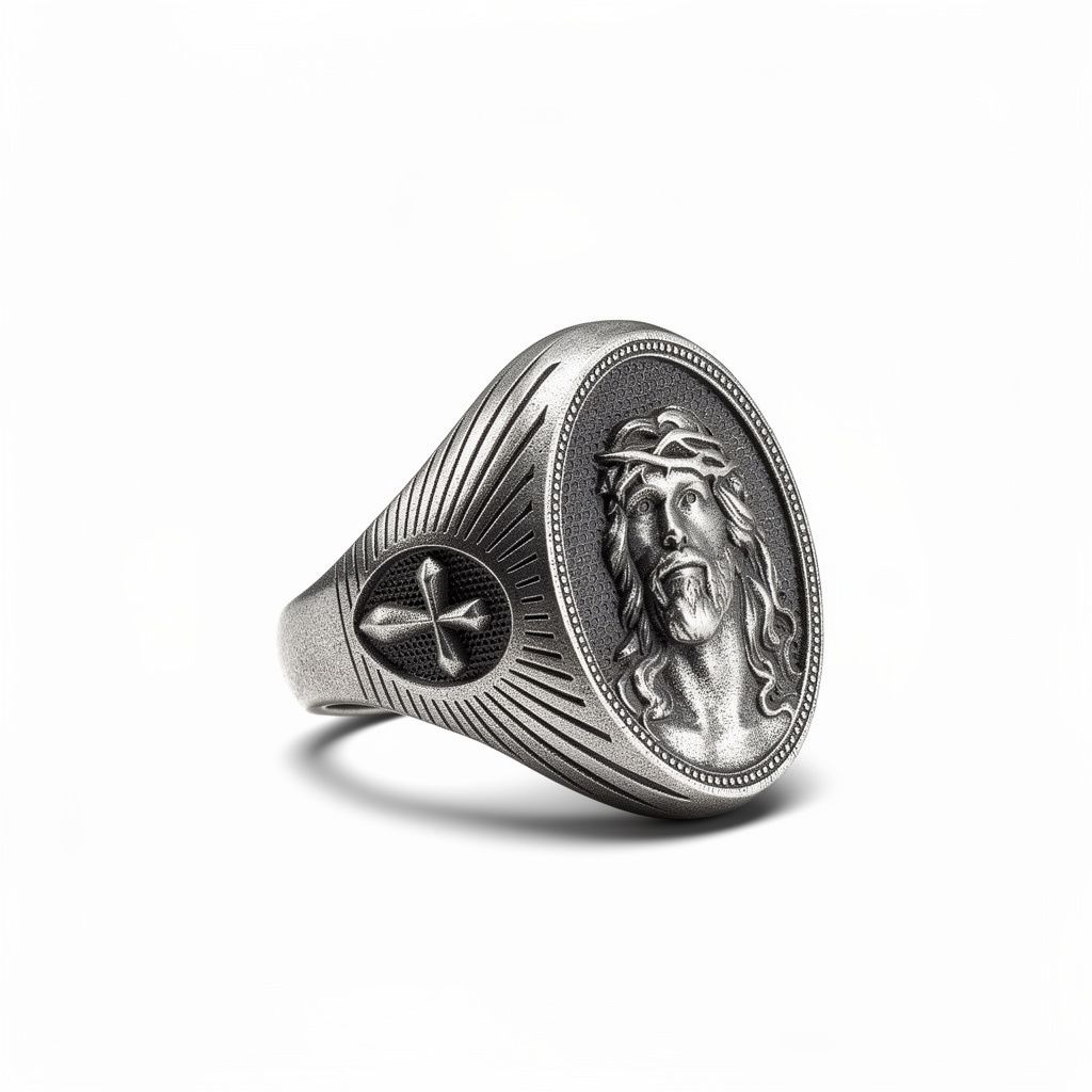 Oval Crown of Thorns Ring