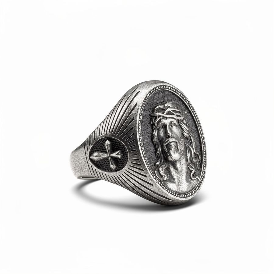 Oval Crown of Thorns Ring