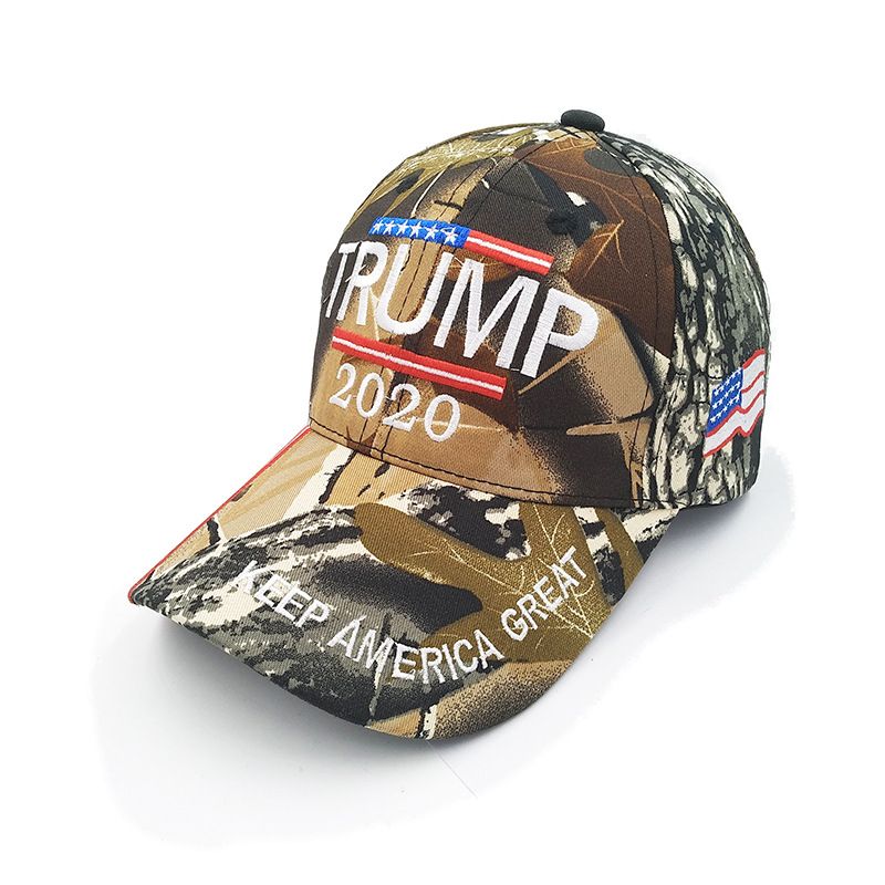 Camouflage Trump 2020 Embroidered Cap