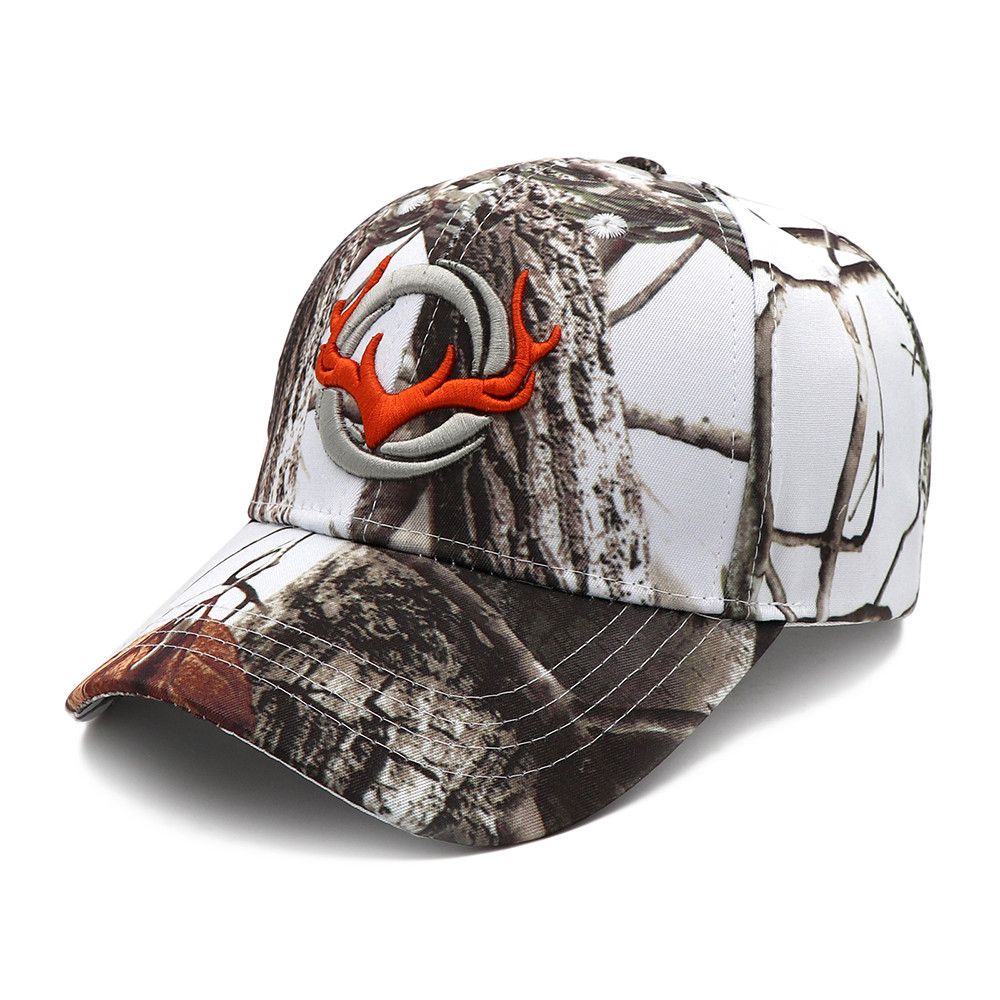 Embroidered Elk Camouflage Baseball Cap view 3