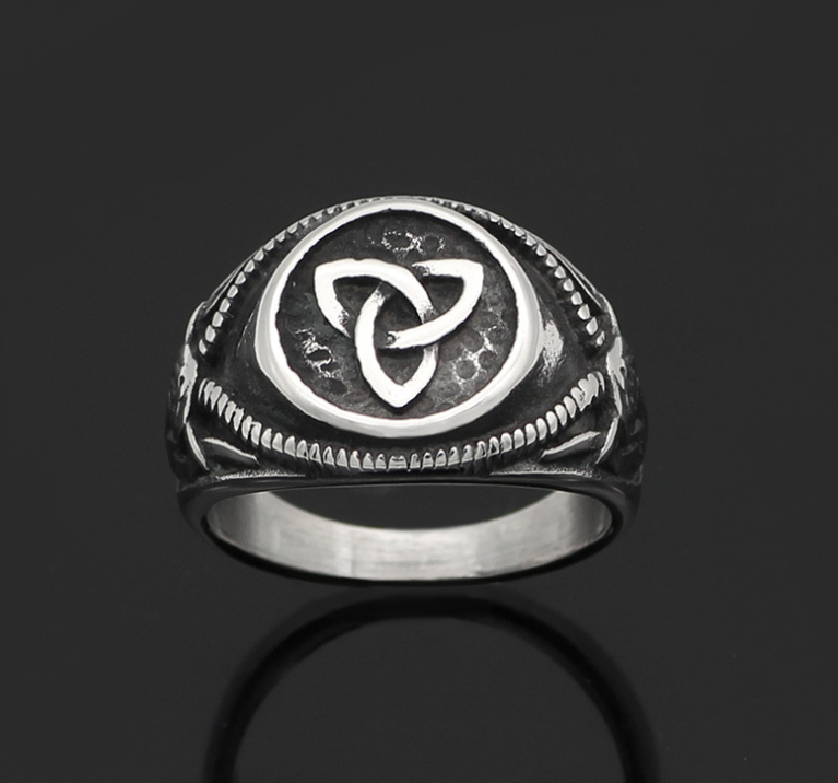 Electroplated Alloy Viking Ring view 6
