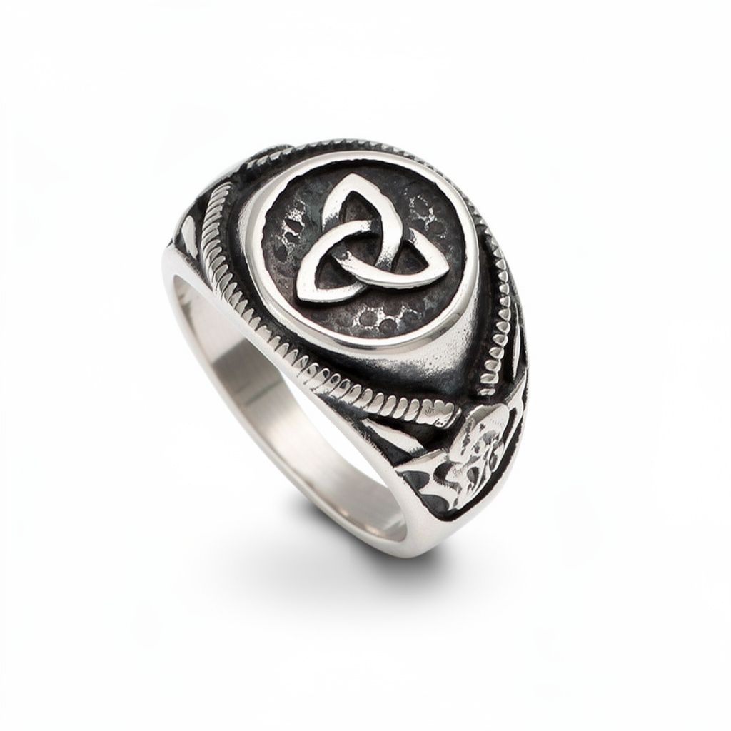 Electroplated Alloy Viking Ring
