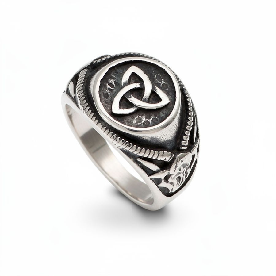 Electroplated Alloy Viking Ring
