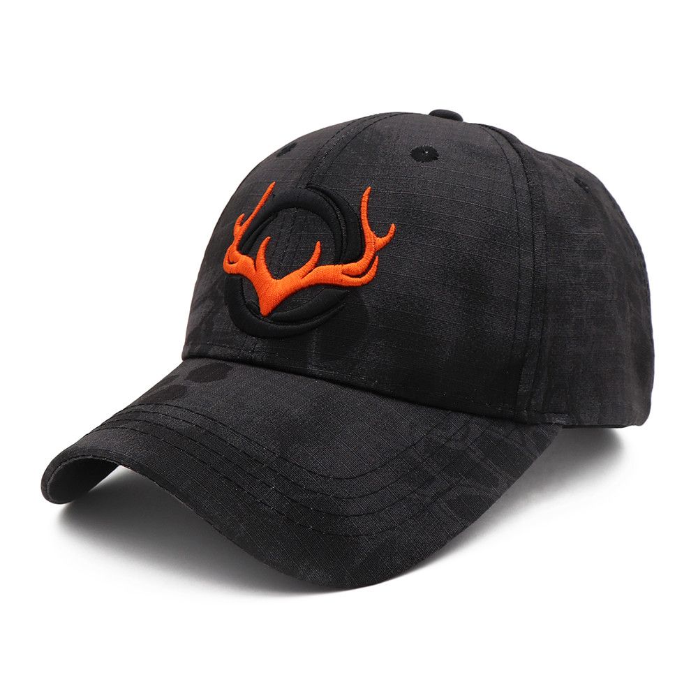 Embroidered Elk Camouflage Baseball Cap view 4