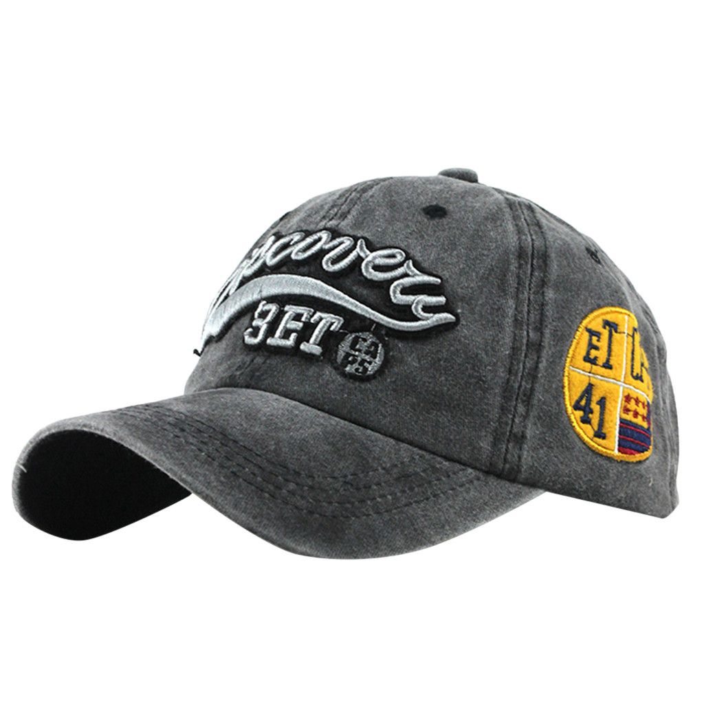 Discovery Embroidered Denim Cap view 3