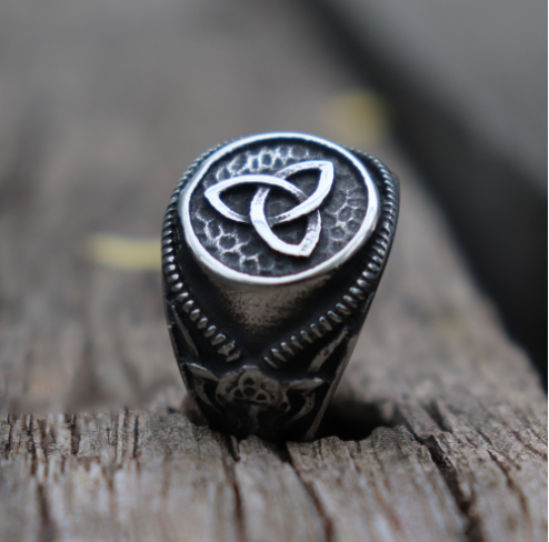 Electroplated Alloy Viking Ring view 2