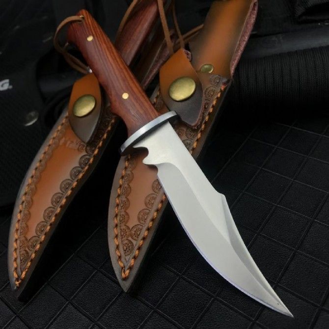 Fixed Blade Knife With Sandalwood Handle view 5