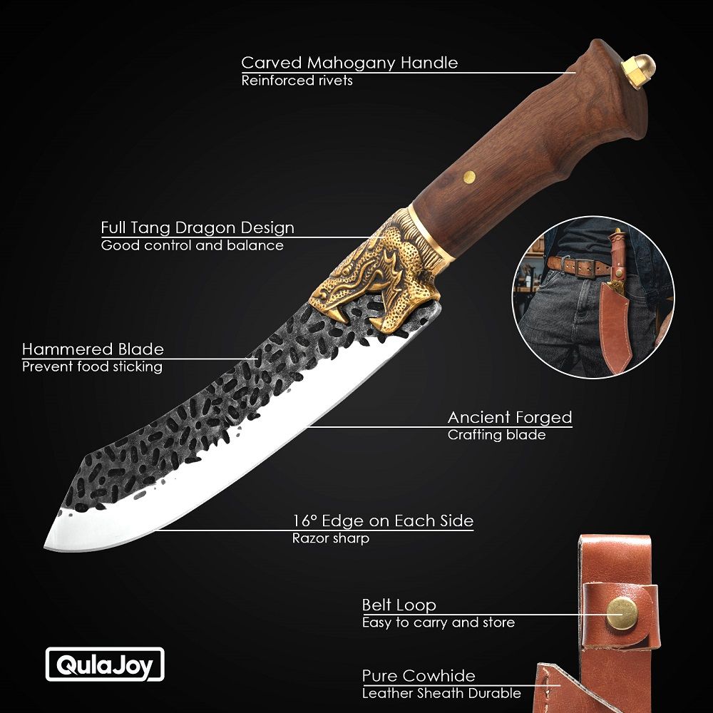 Qulajoy Dragon Handle Boning Knife view 6