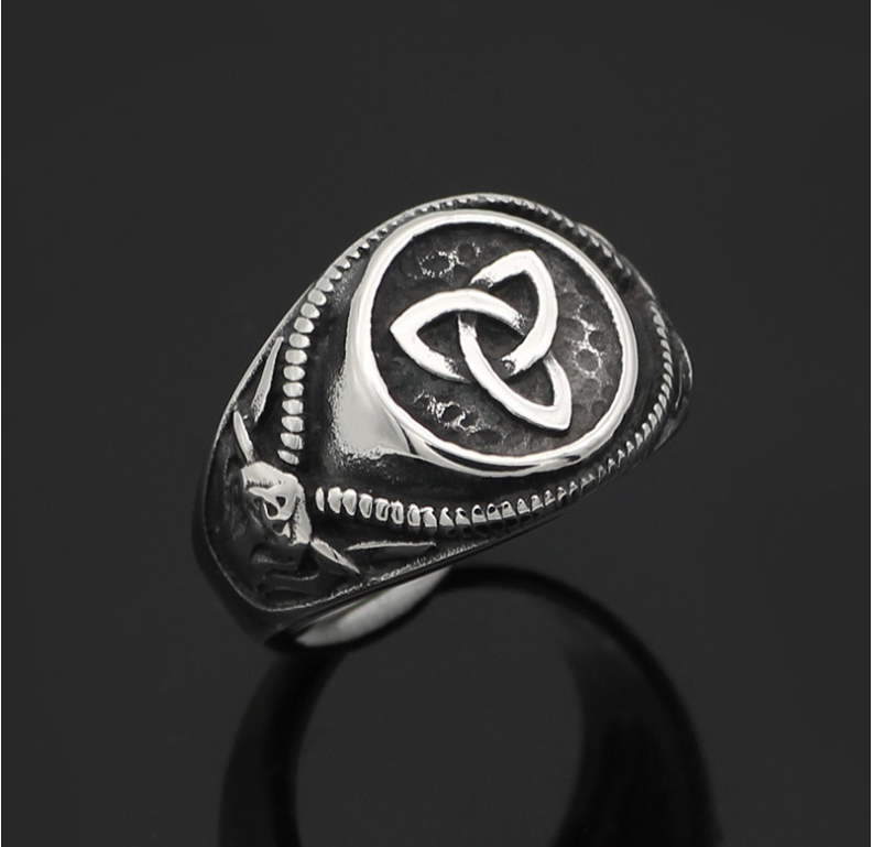 Electroplated Alloy Viking Ring view 5