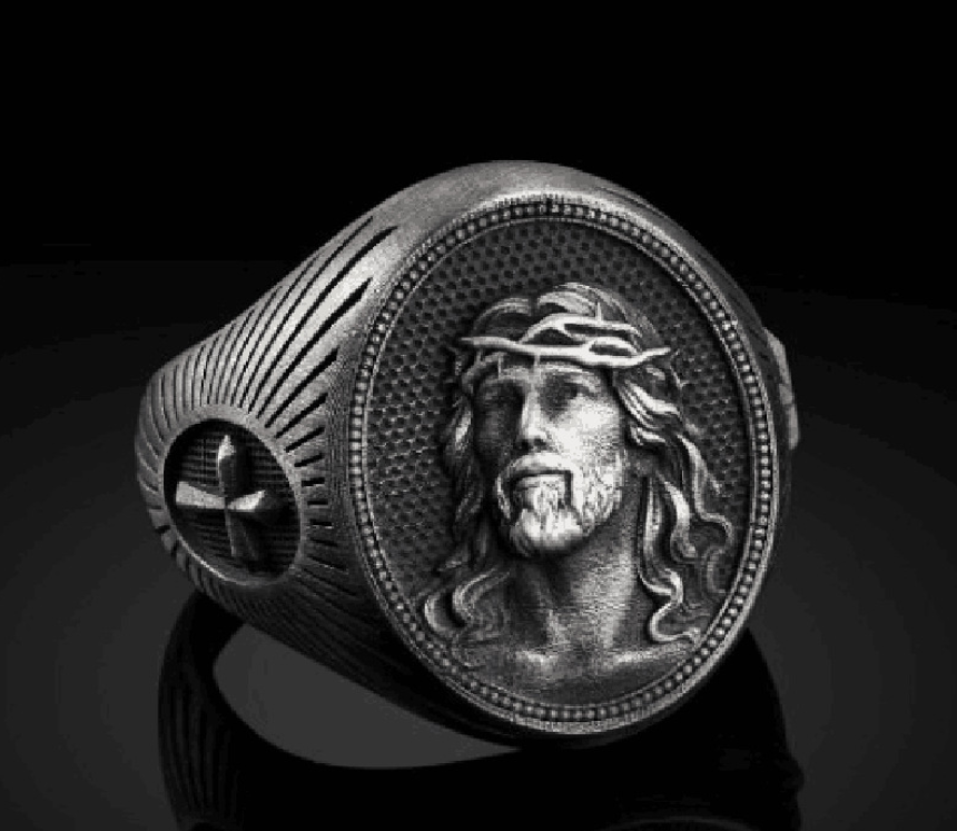 Oval Crown of Thorns Ring view 4