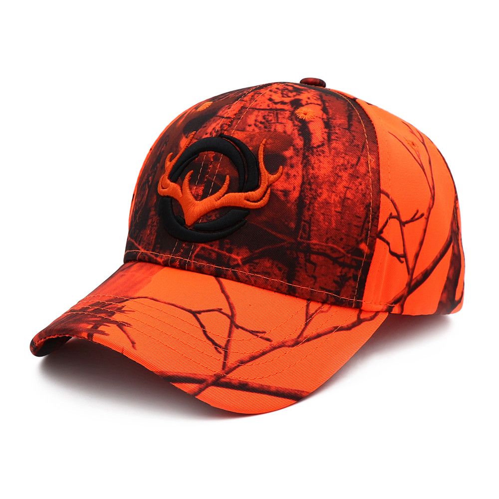 Embroidered Elk Camouflage Baseball Cap view 2