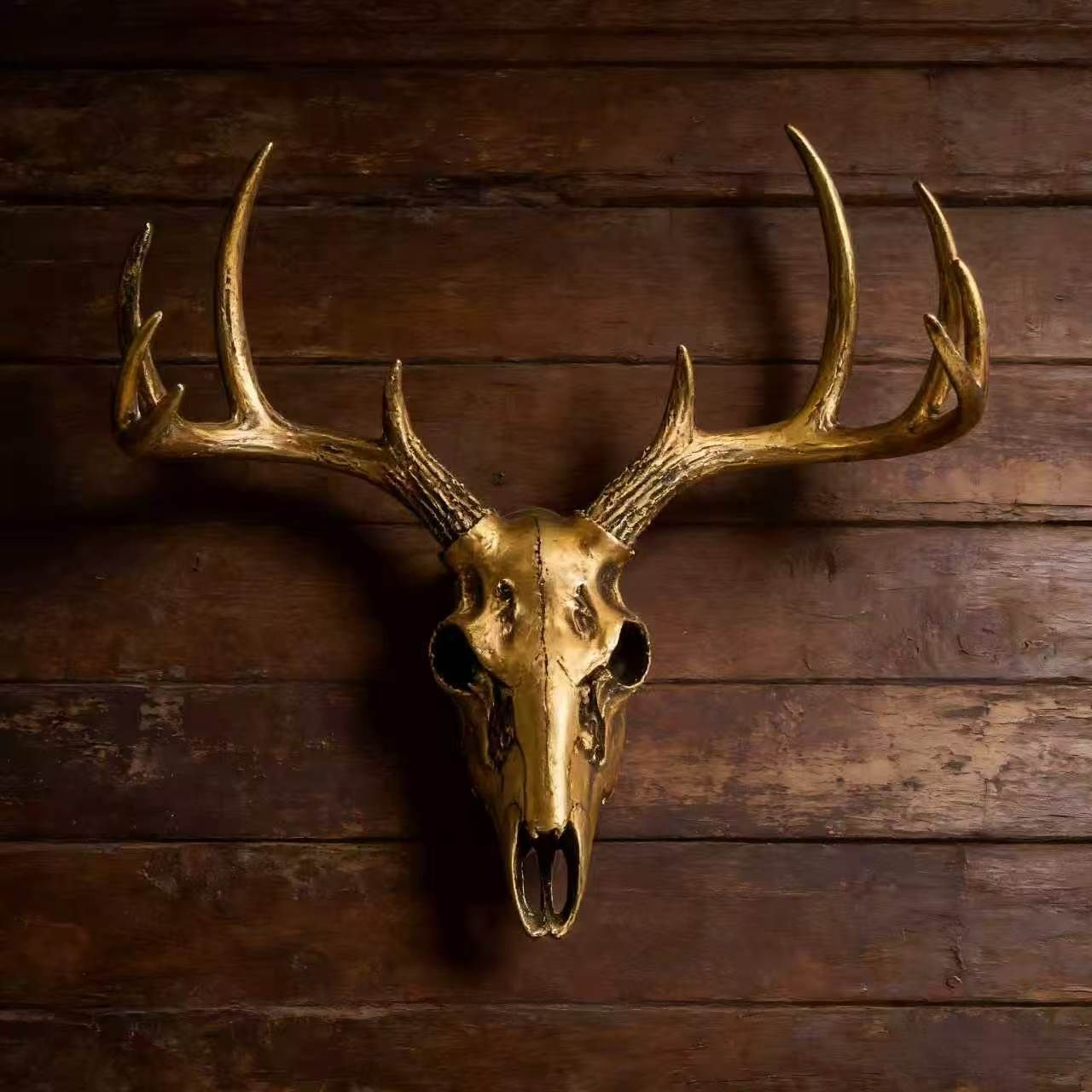 Resin Deer Skull Wall Mount
